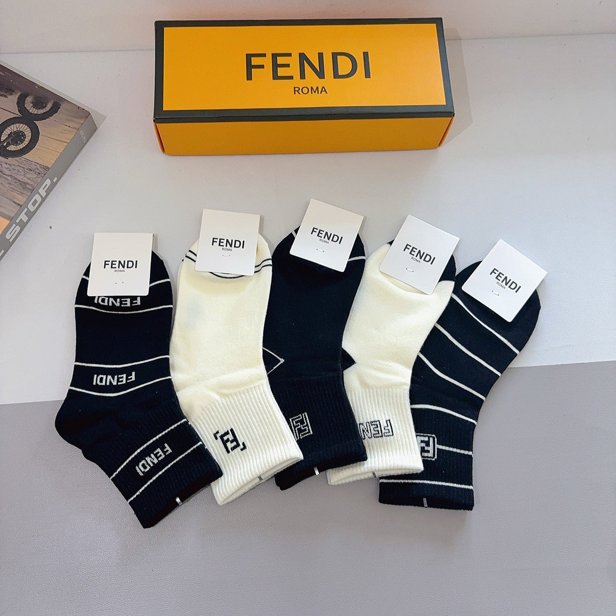 5-Pair Comfort Socks Set (1 BOX)-19