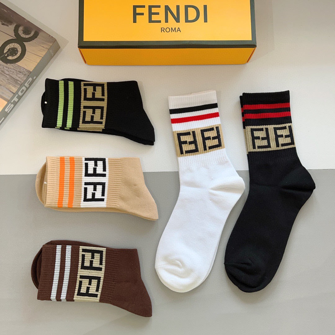 5-Pair Comfort Socks Set (1 BOX)-21