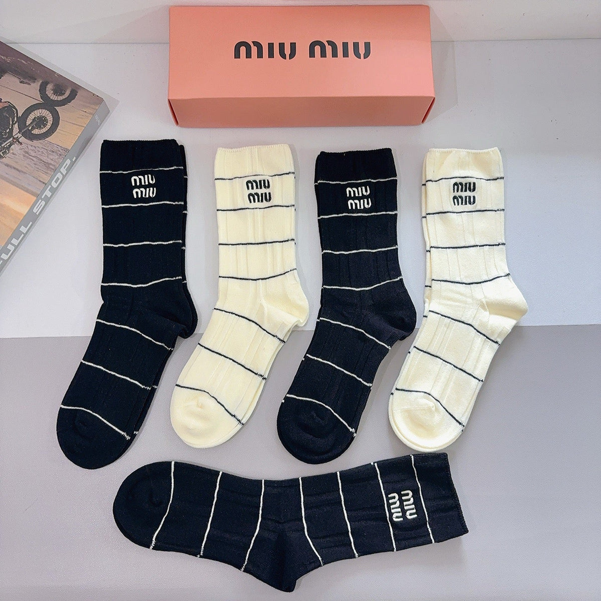 5-Pair Comfort Socks Set (1 BOX)-23
