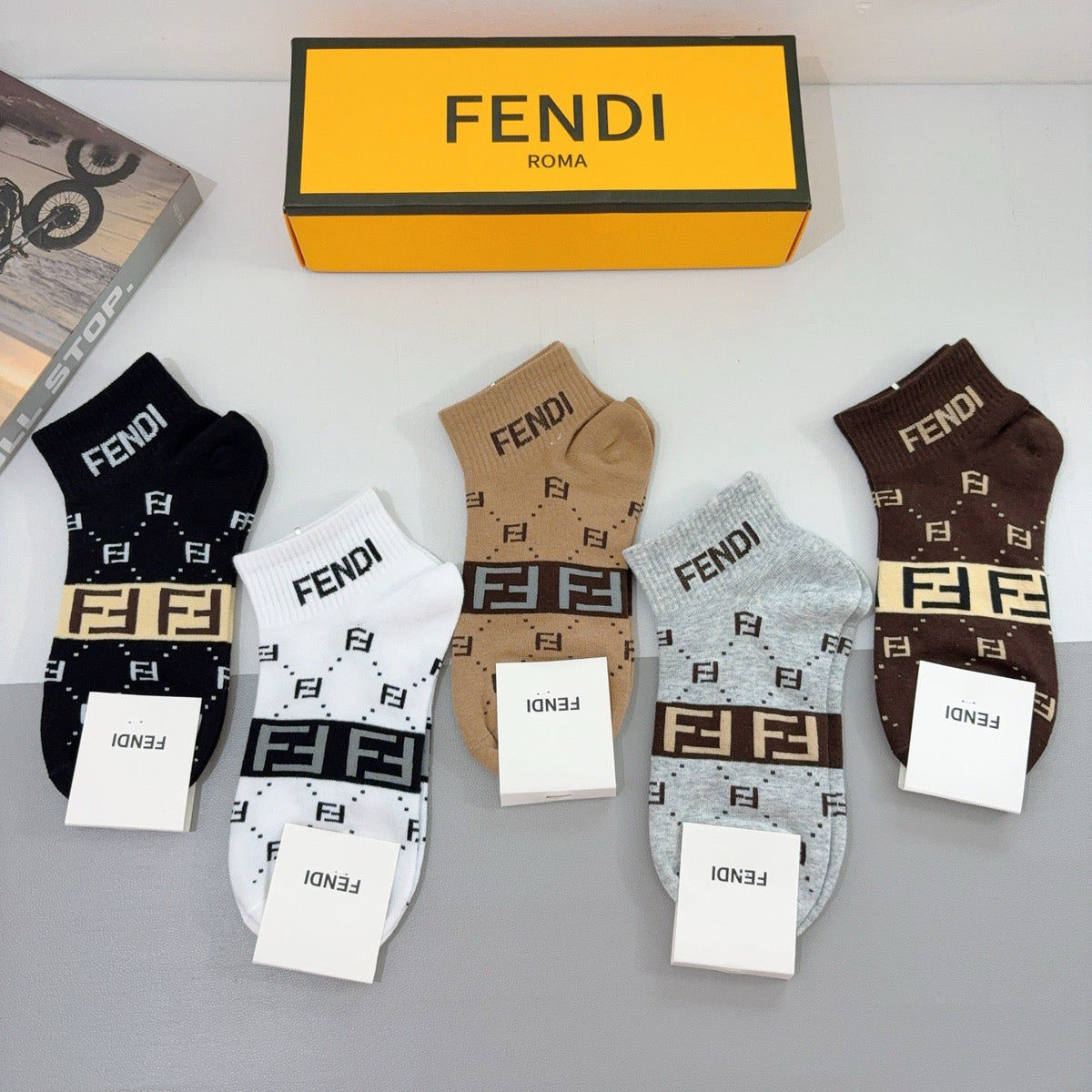5-Pair Comfort Socks Set (1 BOX)-30