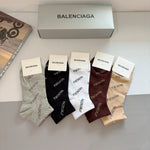 5-Pair Comfort Socks Set (1 BOX)-41