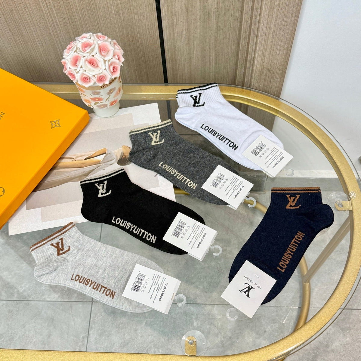 5-Pair Comfort Socks Set (1 BOX)-44