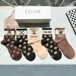 5-Pair Comfort Socks Set (1 BOX)-55