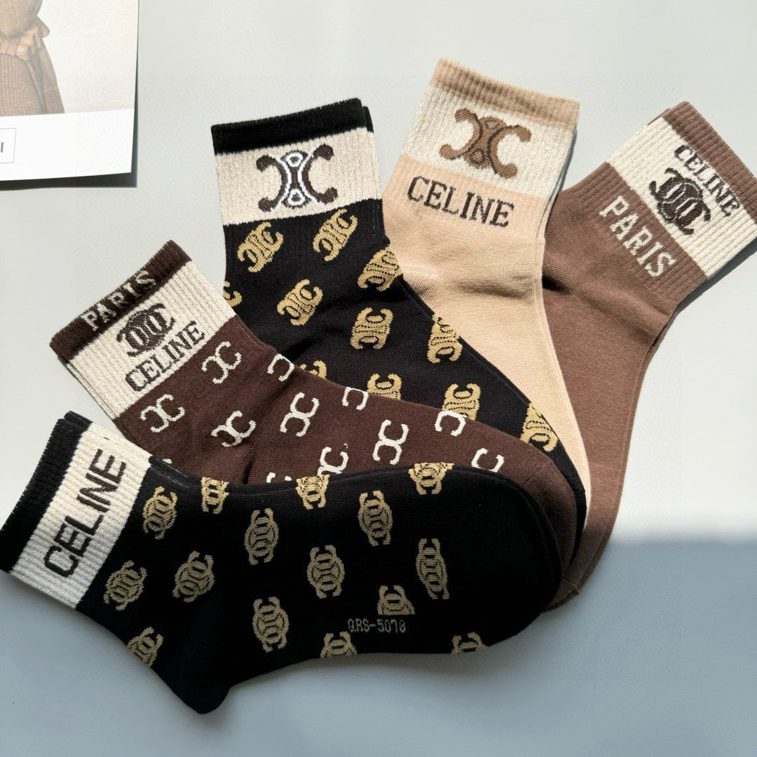 5-Pair Comfort Socks Set (1 BOX)-55
