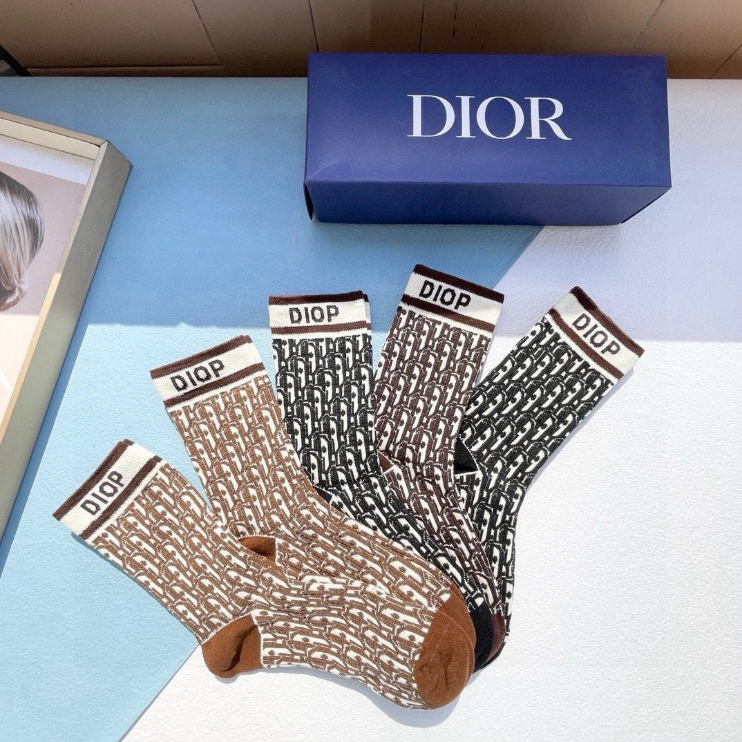 5-Pair Comfort Socks Set (1 BOX)-56