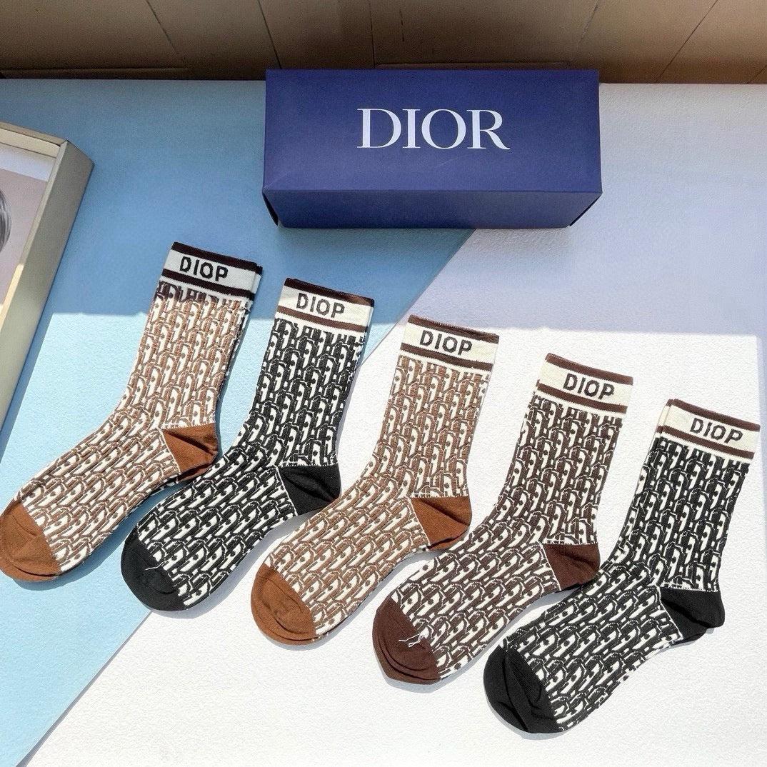 5-Pair Comfort Socks Set (1 BOX)-56