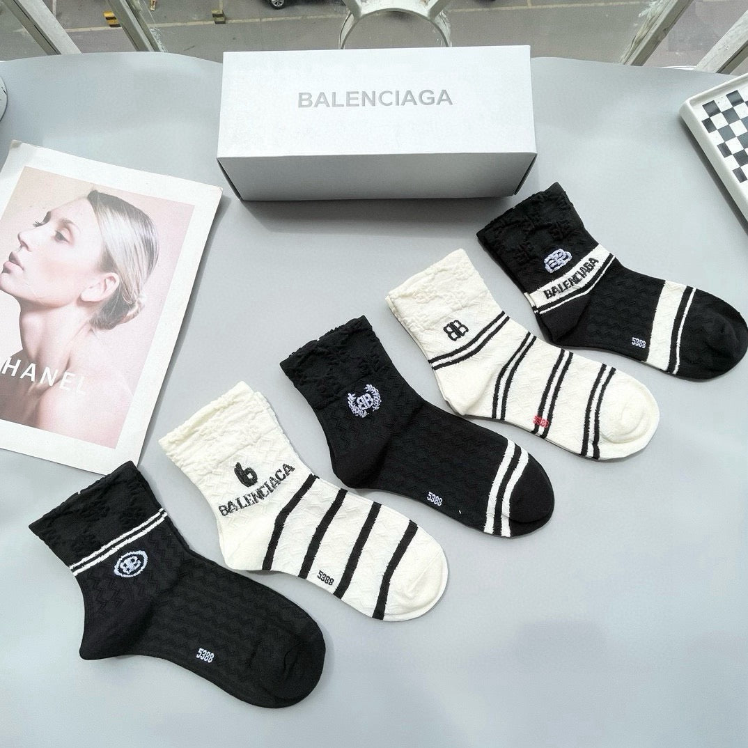 5-Pair Comfort Socks Set (1 BOX)-57