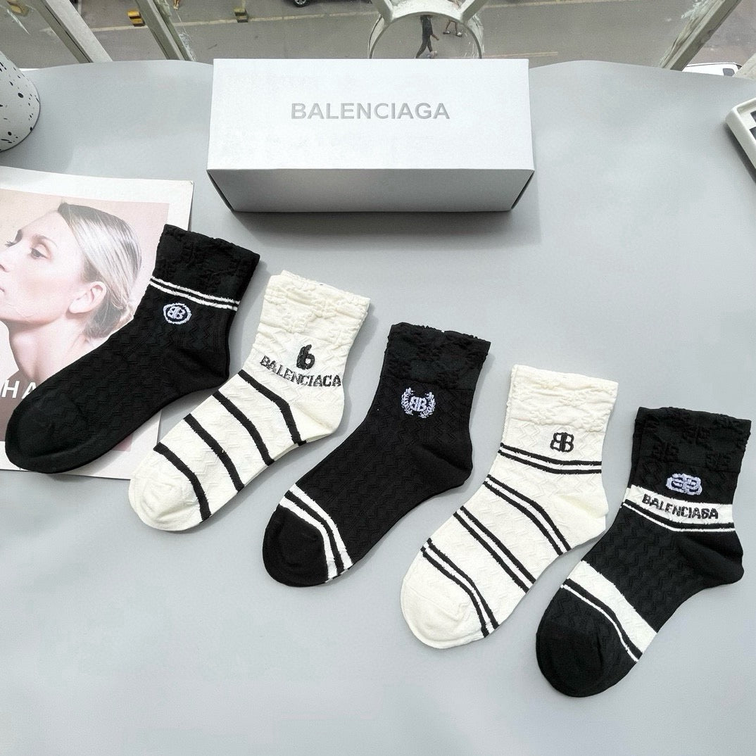5-Pair Comfort Socks Set (1 BOX)-57