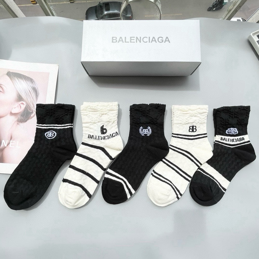 5-Pair Comfort Socks Set (1 BOX)-57