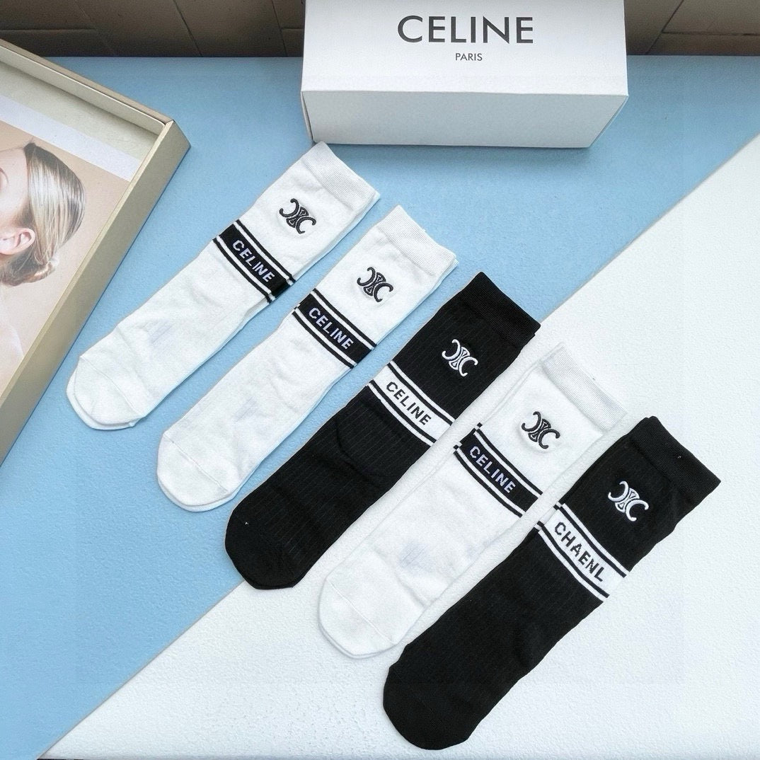 5-Pair Comfort Socks Set (1 BOX)-59