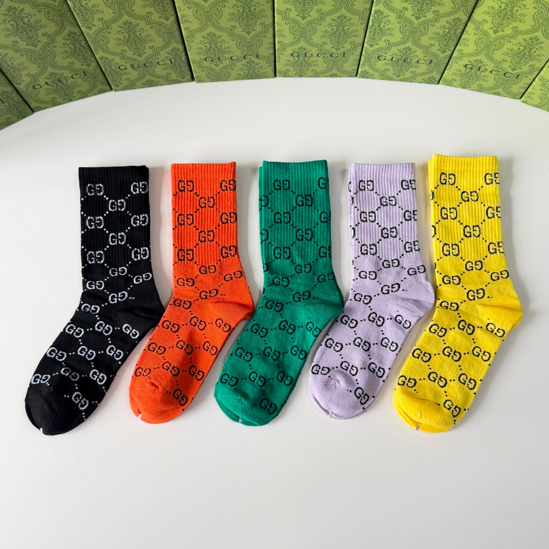 5-Pair Comfort Socks Set (1 BOX)-61