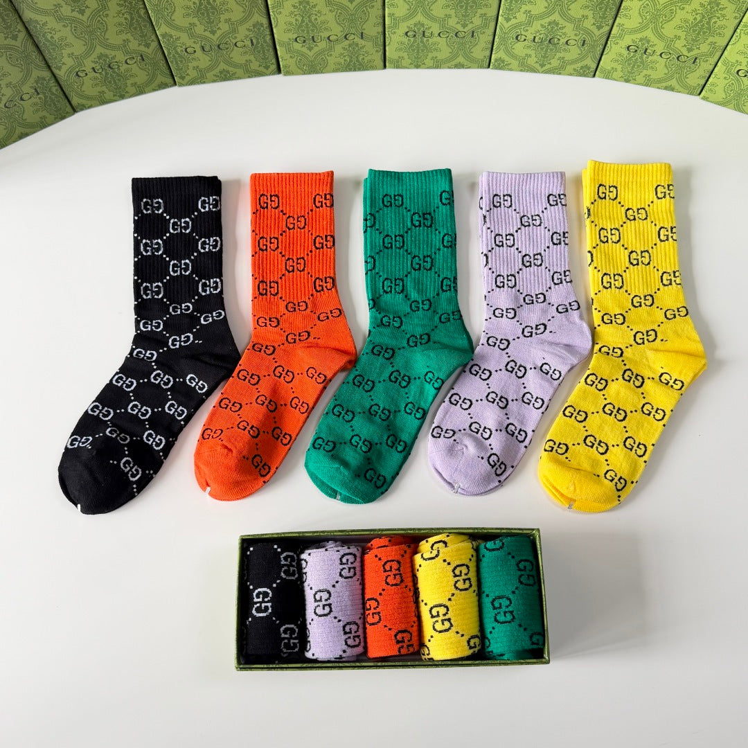 5-Pair Comfort Socks Set (1 BOX)-61