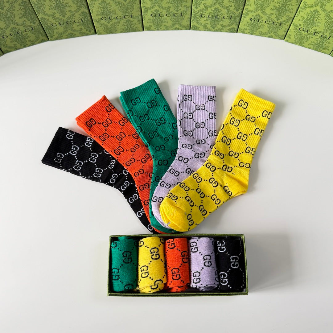 5-Pair Comfort Socks Set (1 BOX)-61