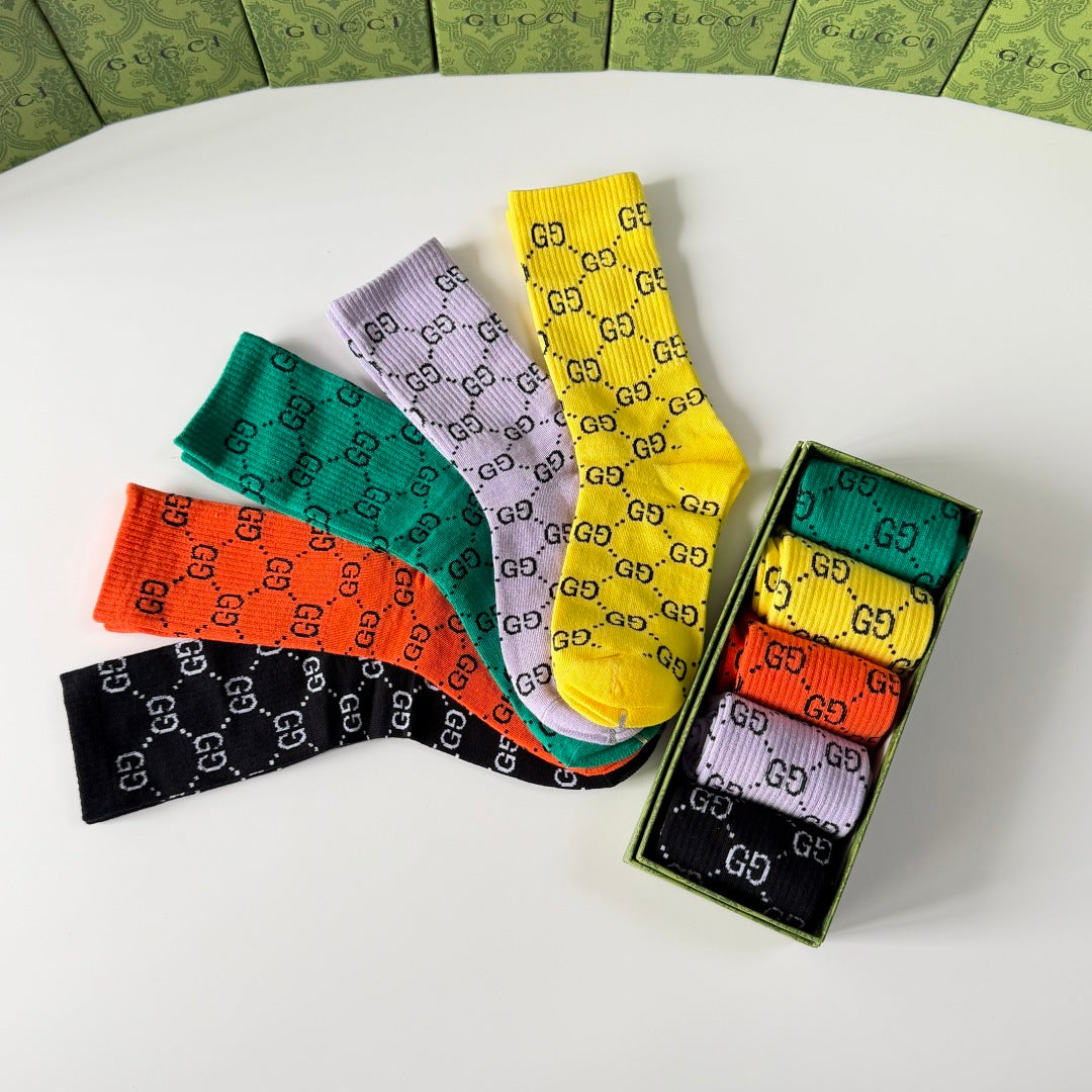 5-Pair Comfort Socks Set (1 BOX)-61