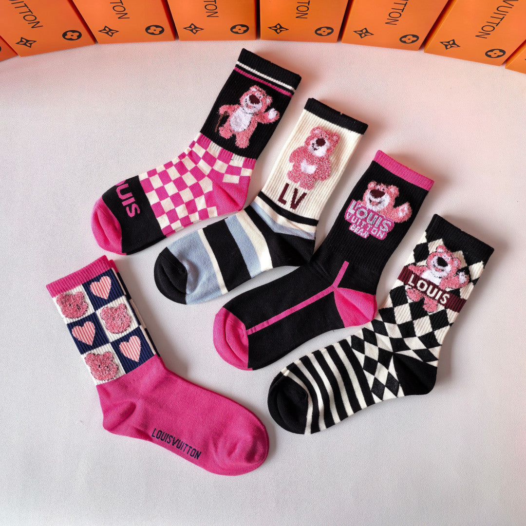 5-Pair Comfort Socks Set (1 BOX)-71