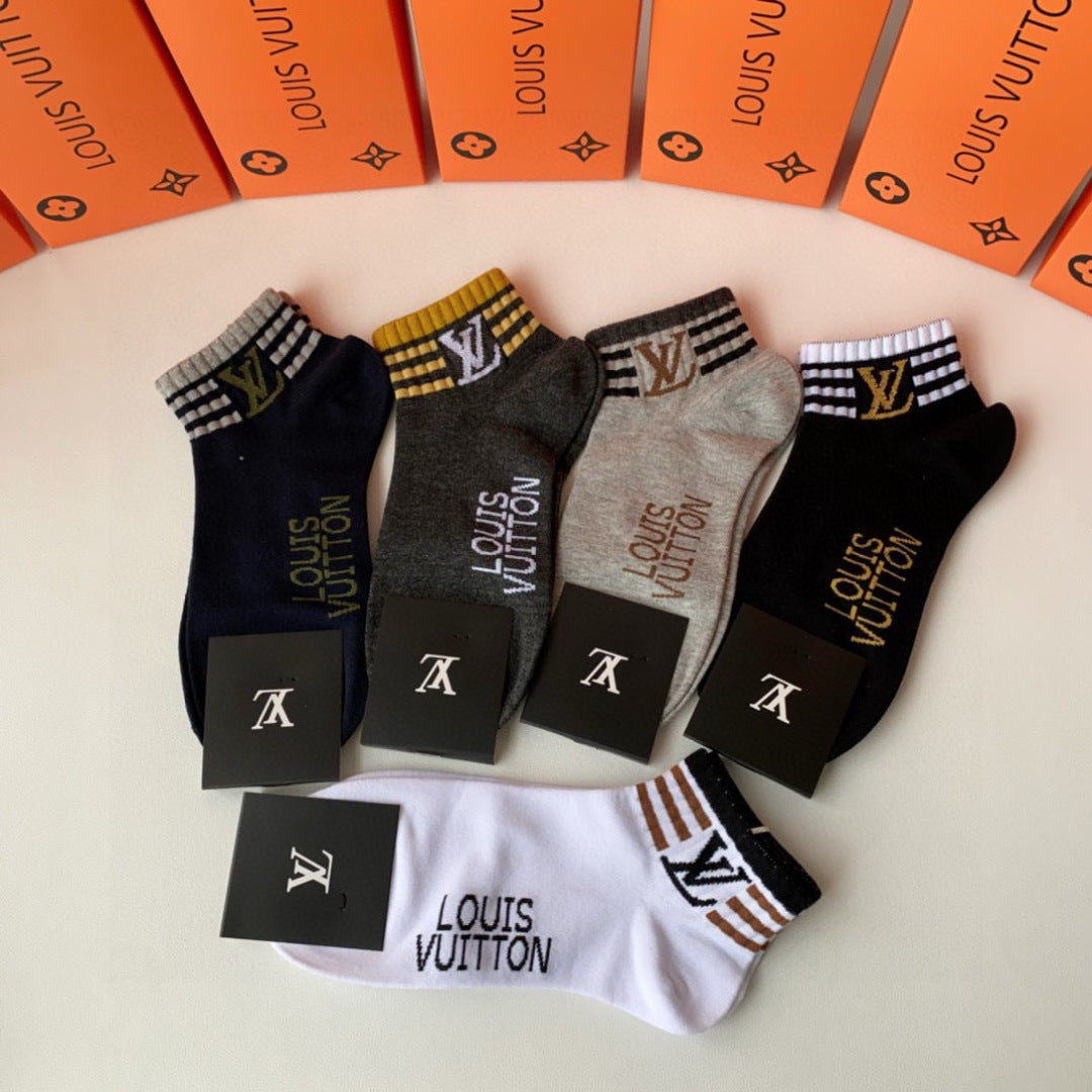 5-Pair Comfort Socks Set (1 BOX)-77