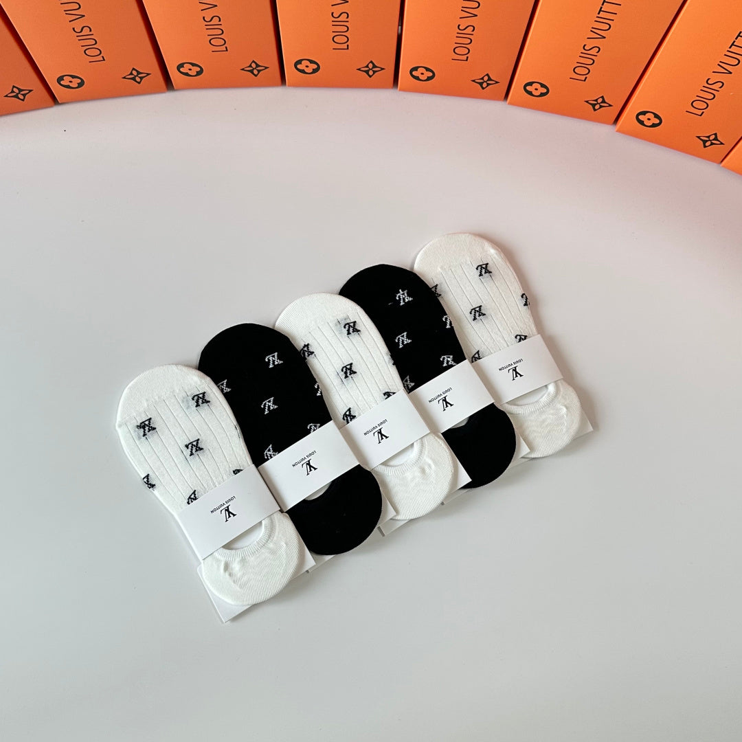 5-Pair Comfort Socks Set (1 BOX)-78