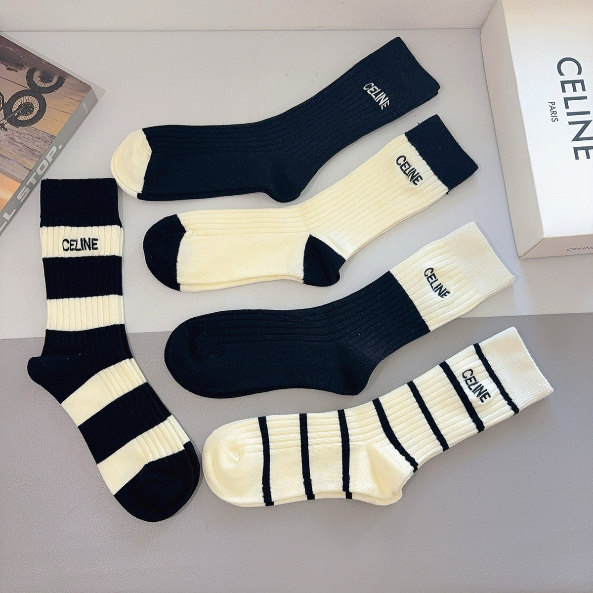 5-Pair Comfort Socks Set (1 BOX)-81