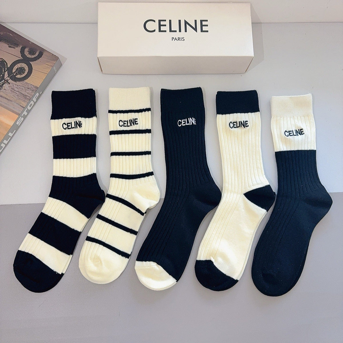 5-Pair Comfort Socks Set (1 BOX)-81