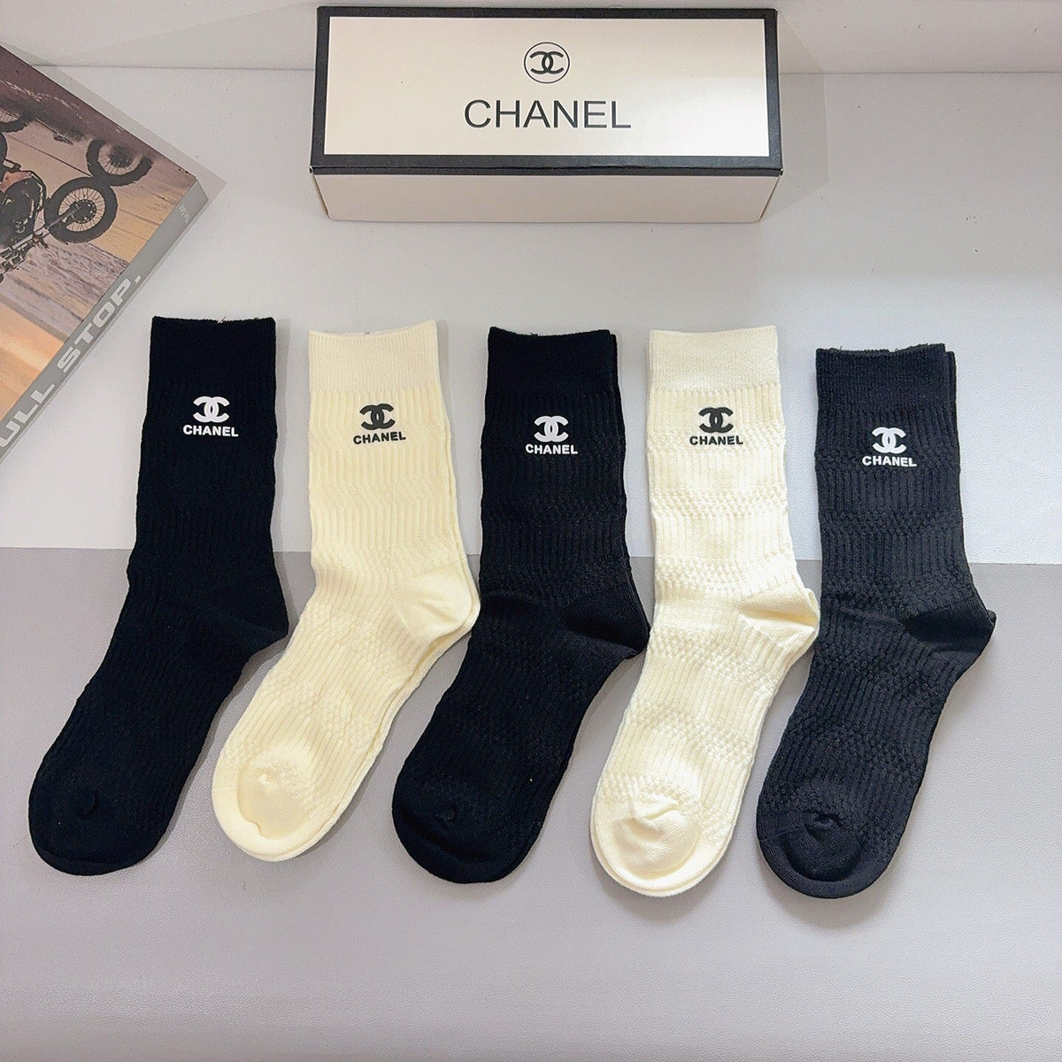 5-Pair Comfort Socks Set (1 BOX)-86