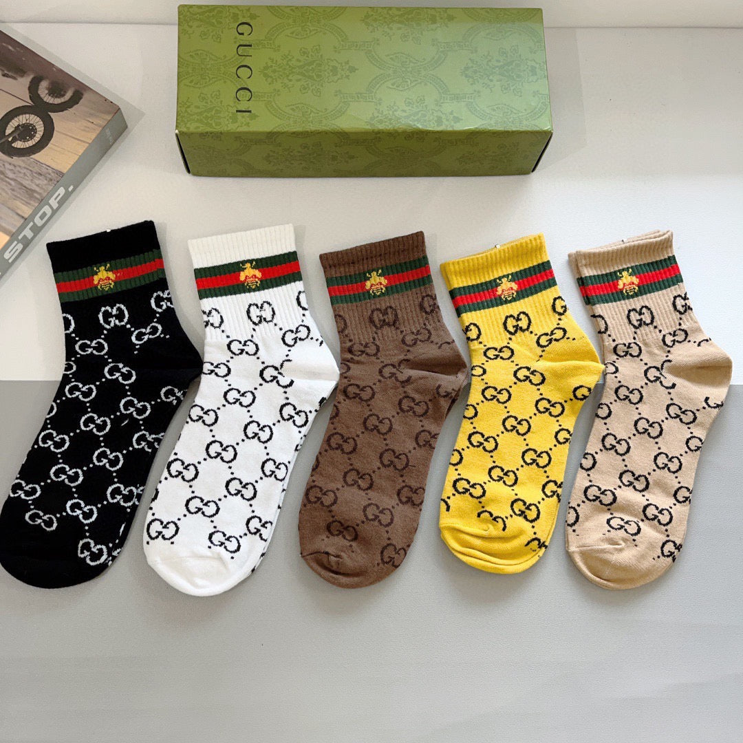 5-Pair Comfort Socks Set (1 BOX)-89