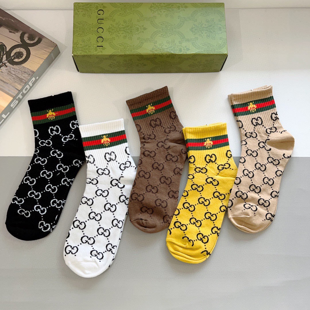 5-Pair Comfort Socks Set (1 BOX)-89