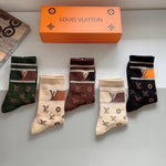5-Pair Comfort Socks Set (1 BOX)-90
