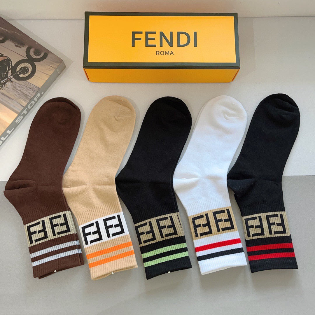 5-Pair Comfort Socks Set (1 BOX)-93