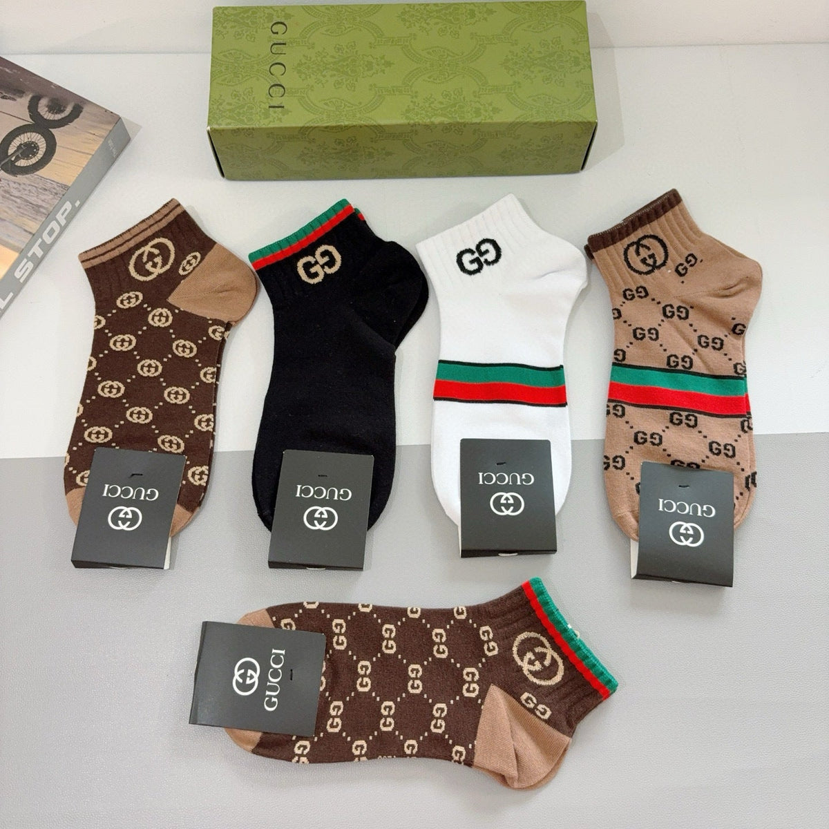 5-Pair Comfort Socks Set (1 BOX)-97
