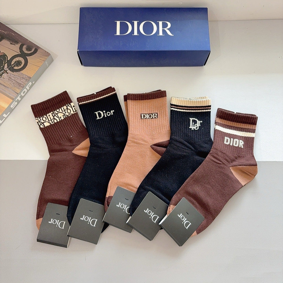 5-Pair Comfort Socks Set (1 BOX)-98