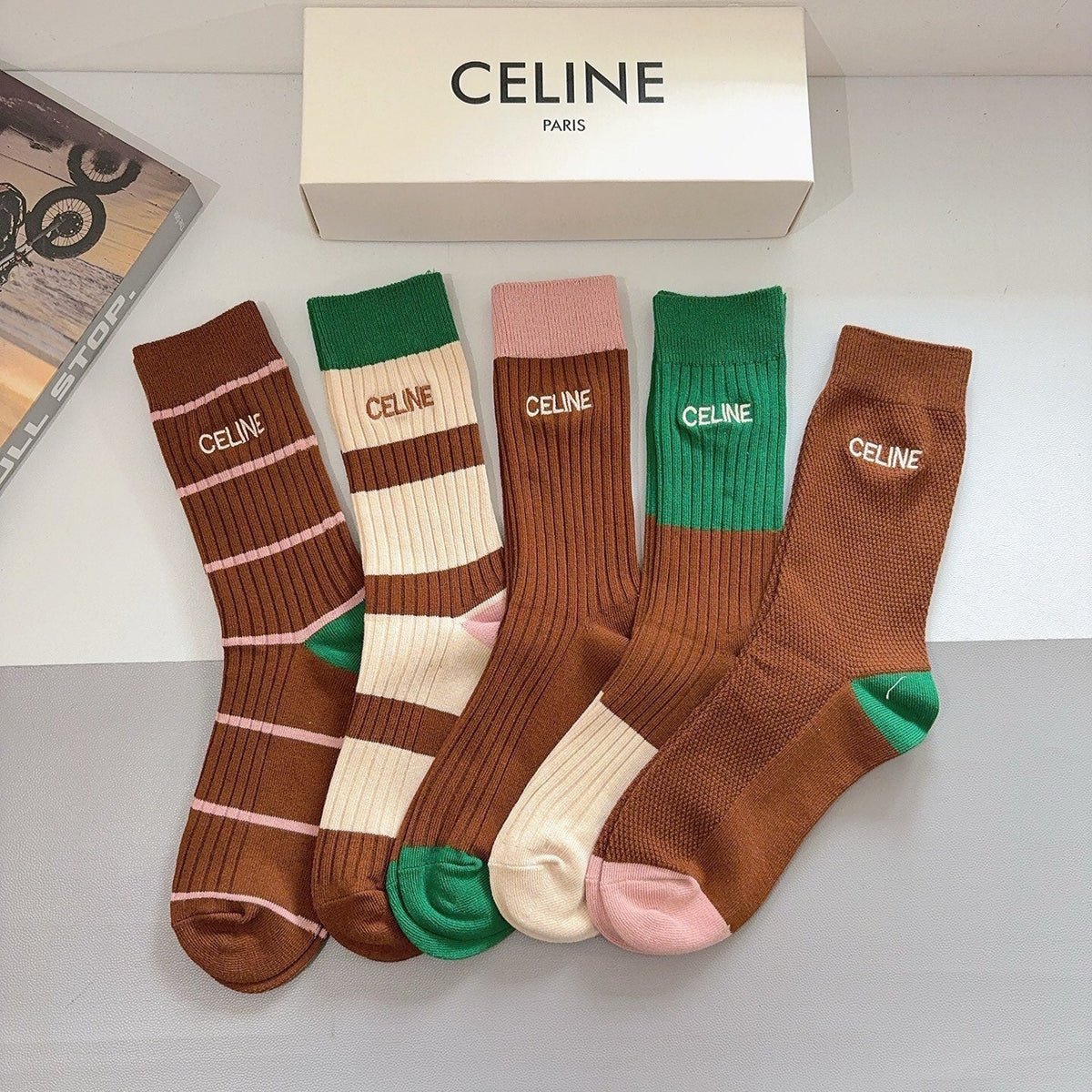 5-Pair Comfort Socks Set (1 BOX)-100