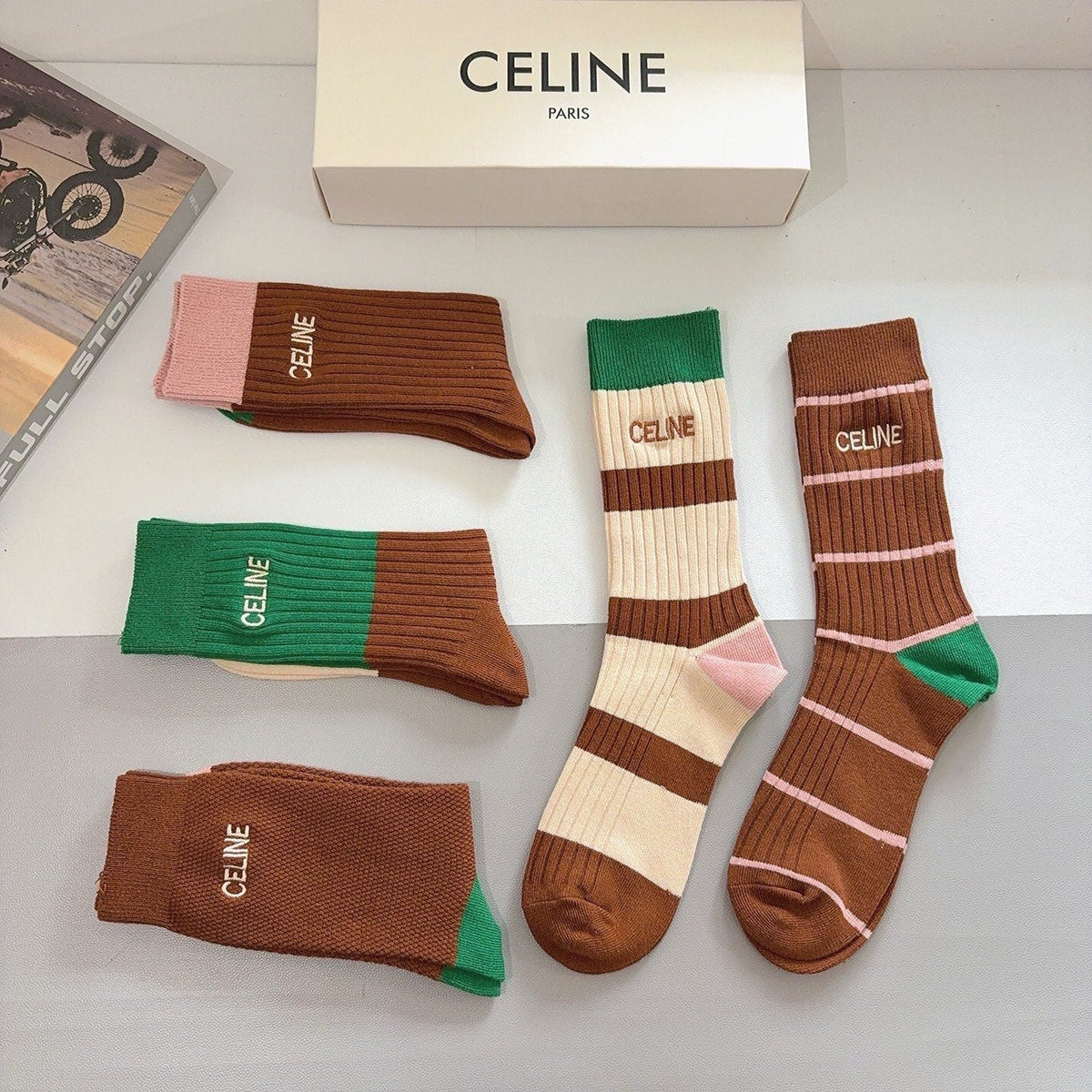 5-Pair Comfort Socks Set (1 BOX)-100