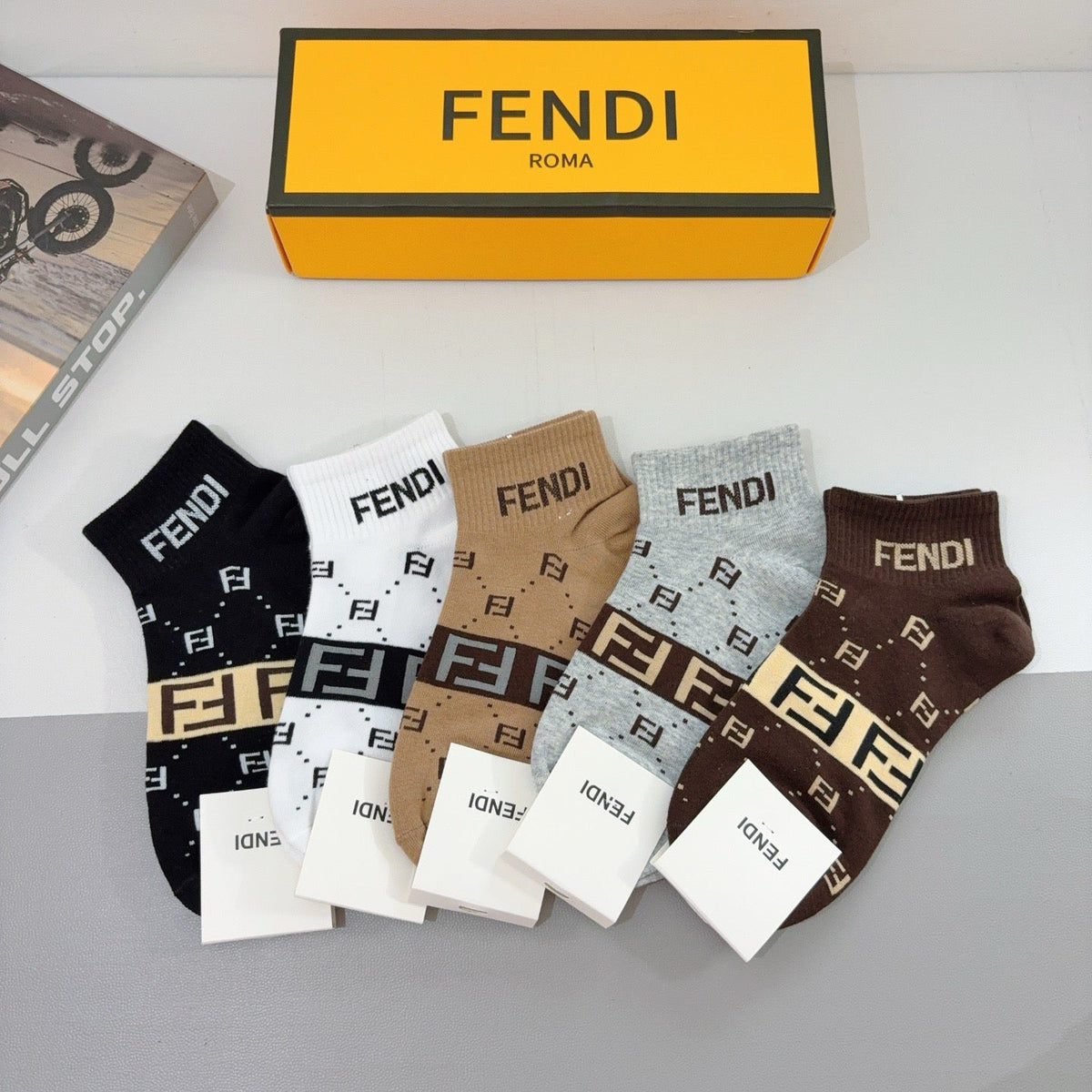 5-Pair Comfort Socks Set (1 BOX)-102