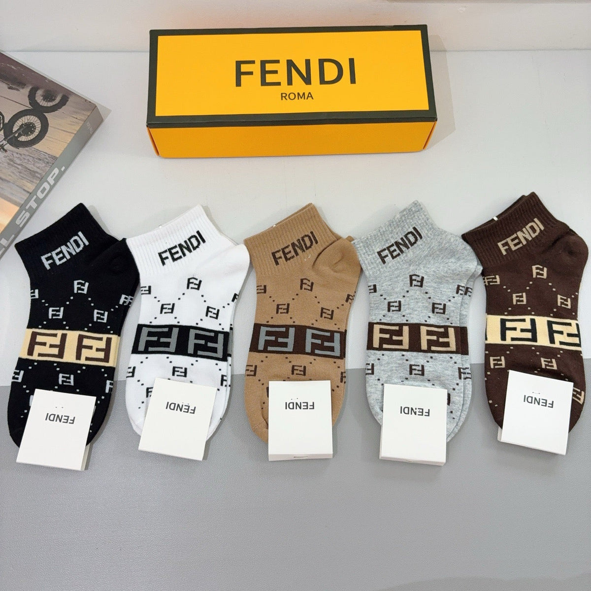 5-Pair Comfort Socks Set (1 BOX)-102
