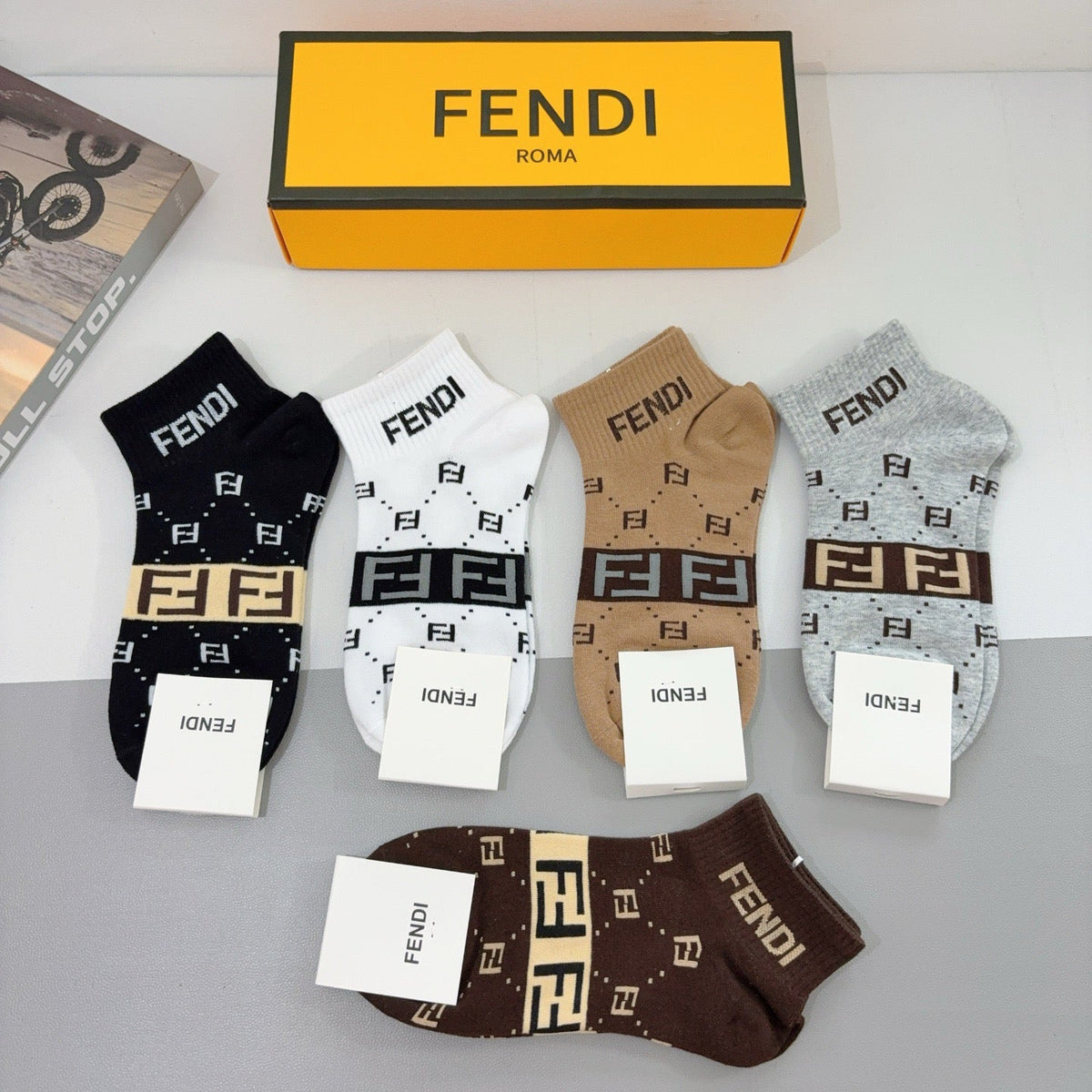 5-Pair Comfort Socks Set (1 BOX)-102