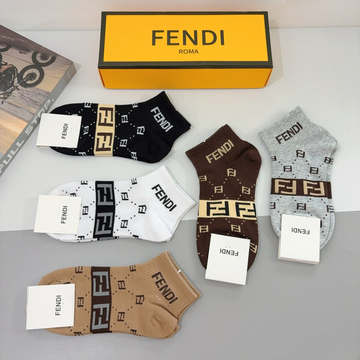 5-Pair Comfort Socks Set (1 BOX)-102