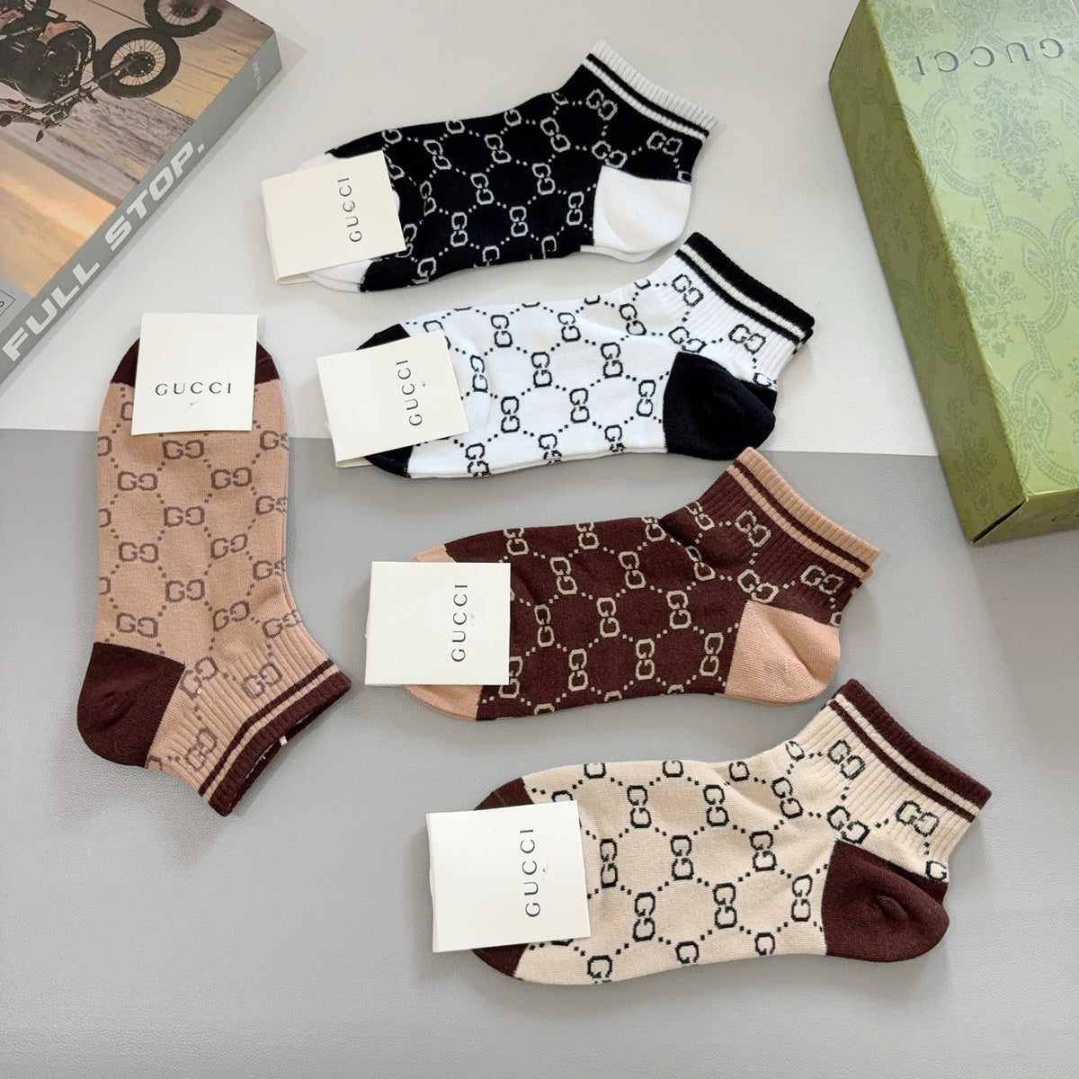 5-Pair Comfort Socks Set (1 BOX)-103