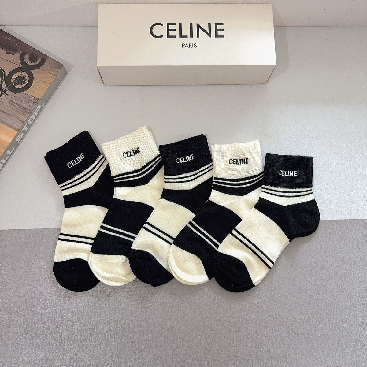 5-Pair Comfort Socks Set (1 BOX)-105