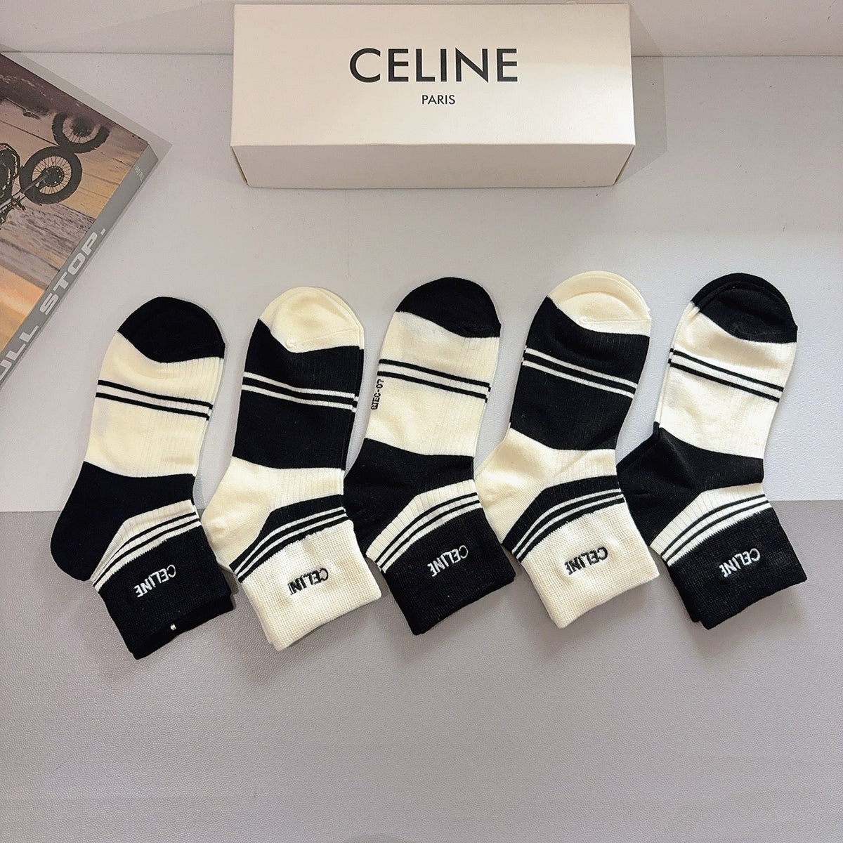 5-Pair Comfort Socks Set (1 BOX)-105