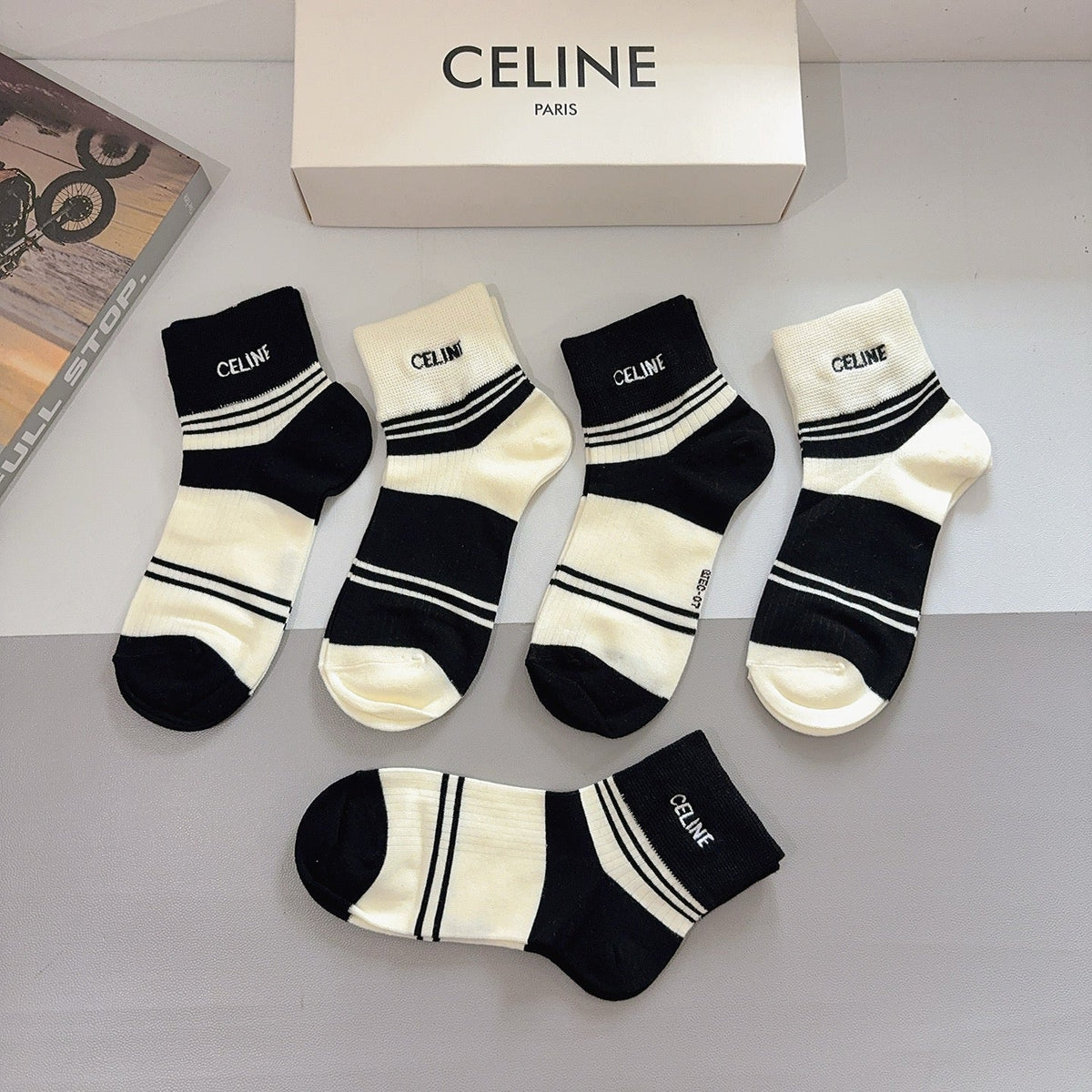 5-Pair Comfort Socks Set (1 BOX)-105