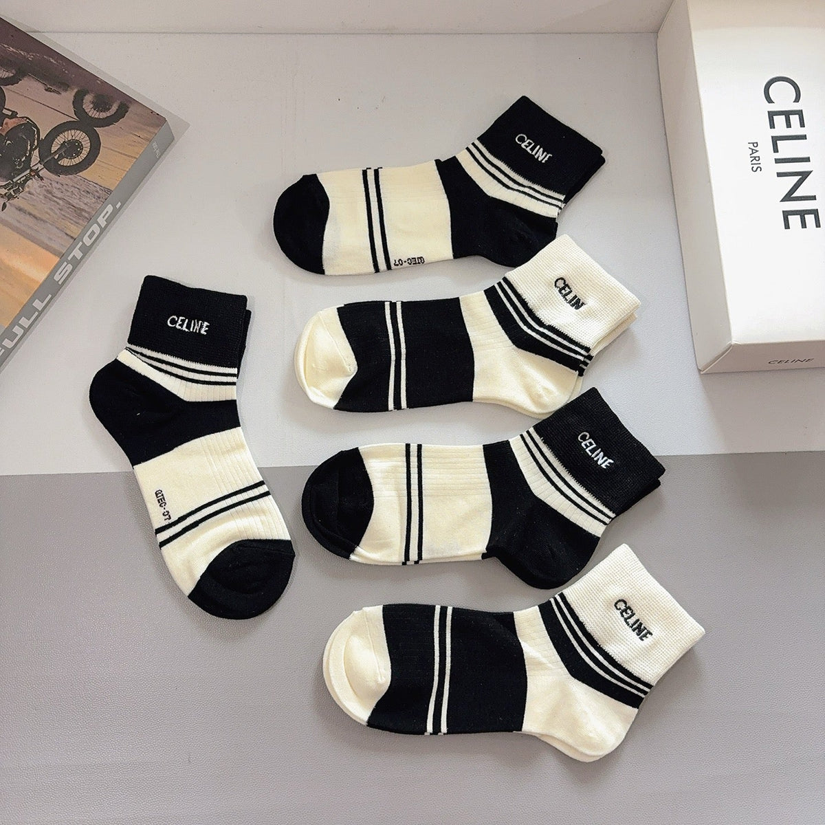 5-Pair Comfort Socks Set (1 BOX)-105