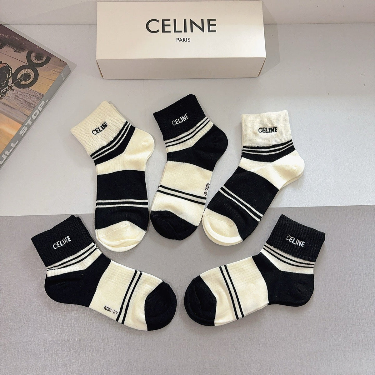 5-Pair Comfort Socks Set (1 BOX)-105