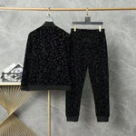 Fall Outfit Set – Stylish Top & Pants Two-Piece Set-1039