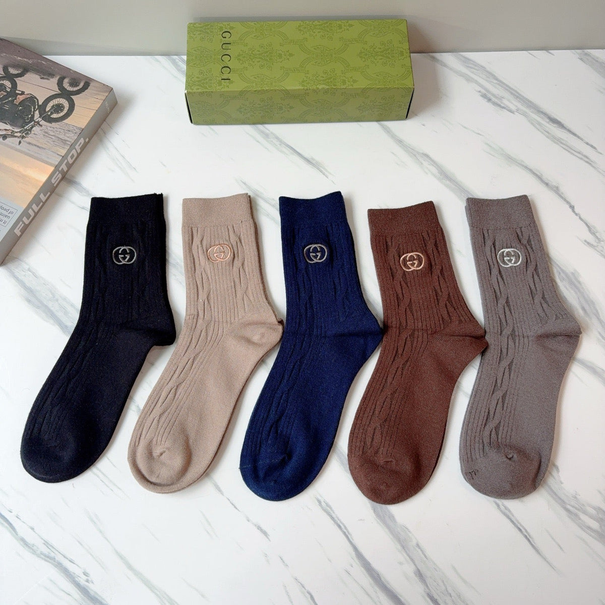 5-Pair Comfort Socks Set (1 BOX)-108