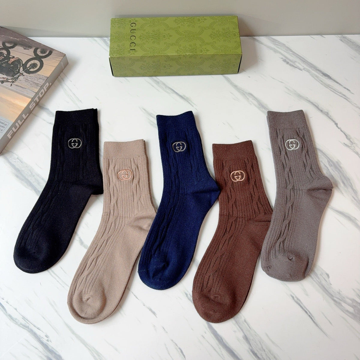 5-Pair Comfort Socks Set (1 BOX)-108