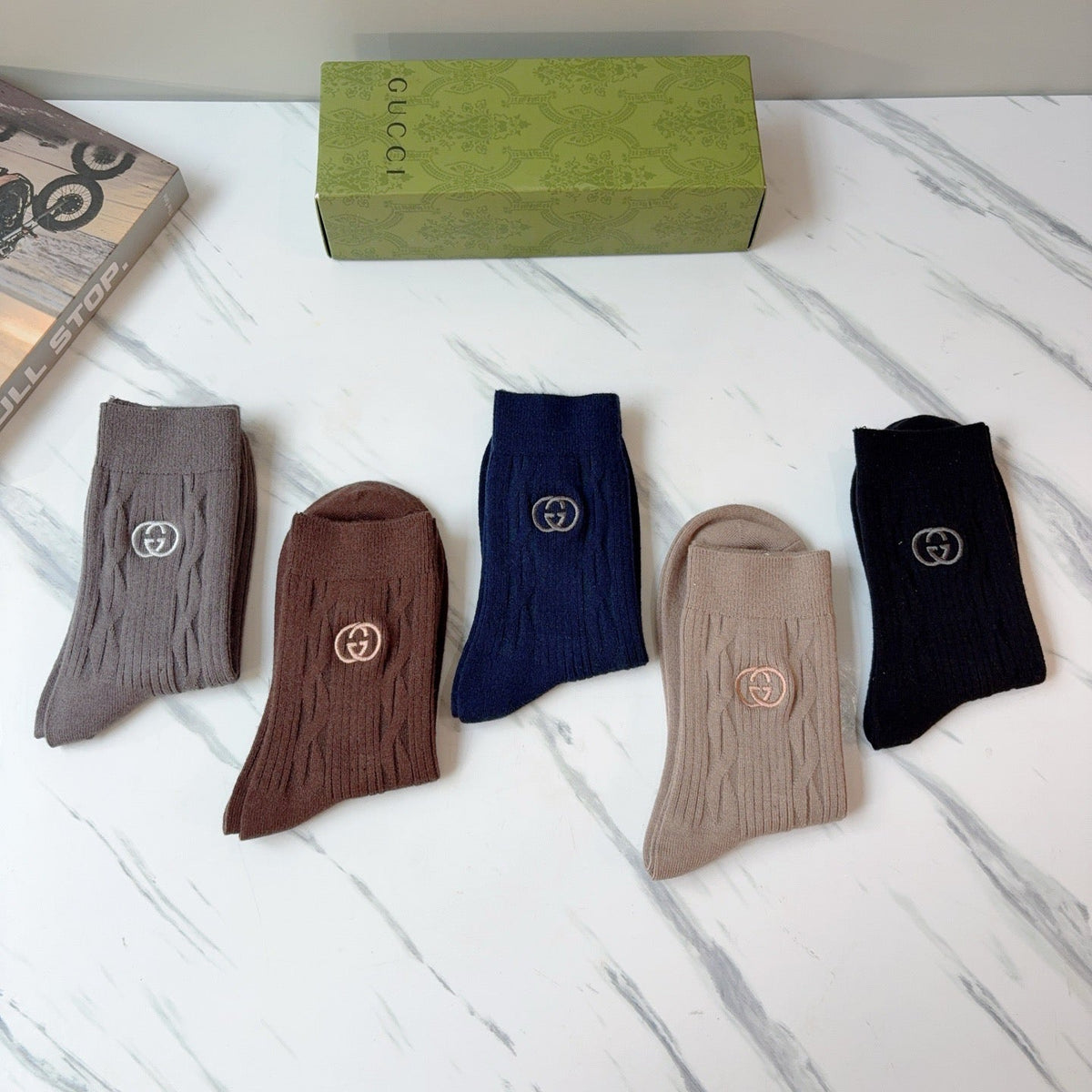 5-Pair Comfort Socks Set (1 BOX)-108