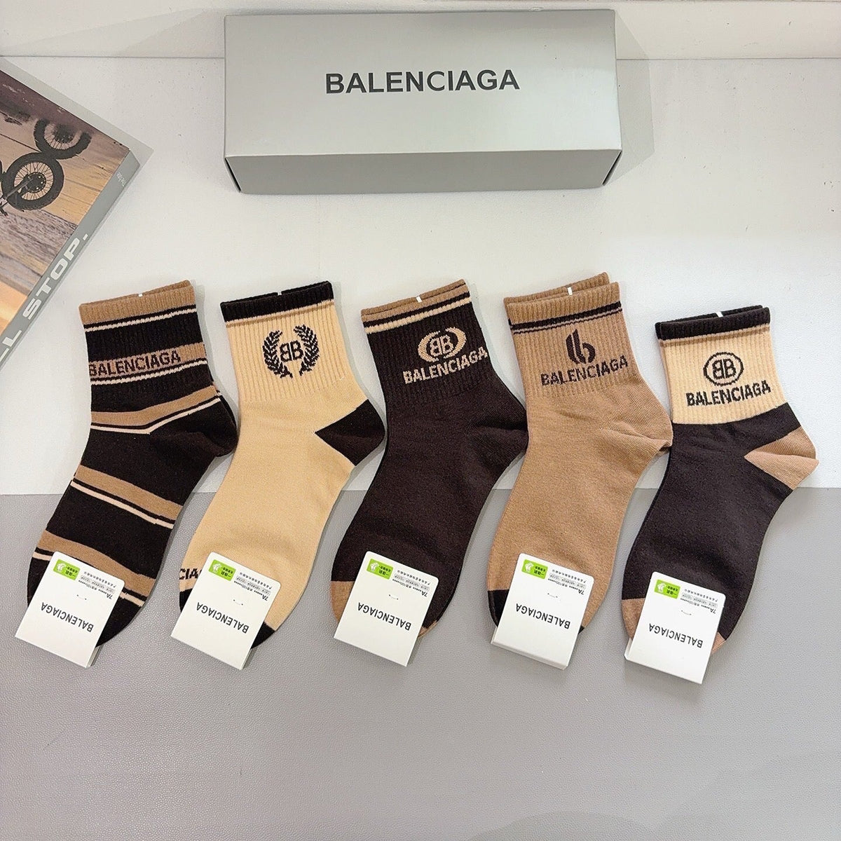 5-Pair Comfort Socks Set (1 BOX)-110