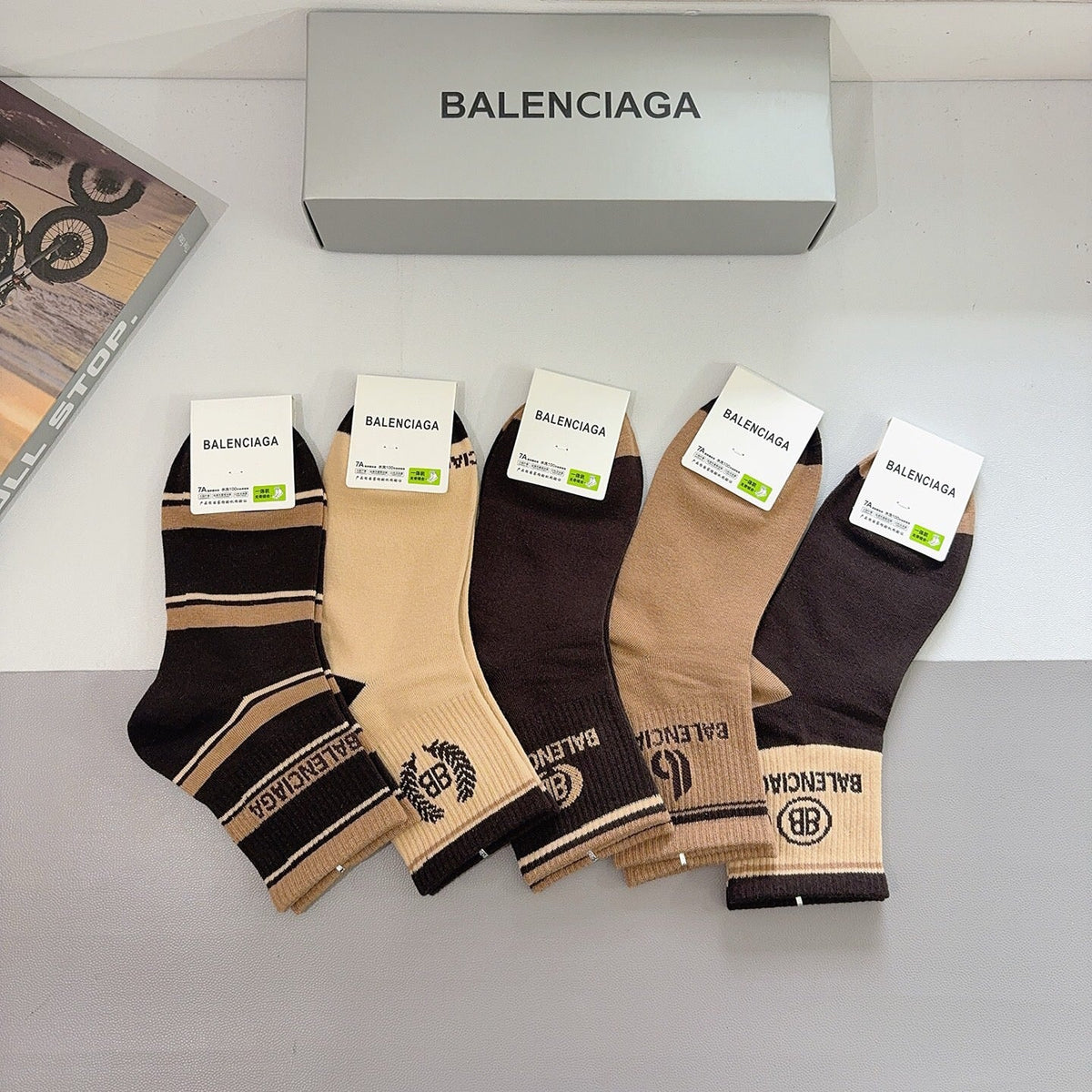 5-Pair Comfort Socks Set (1 BOX)-110
