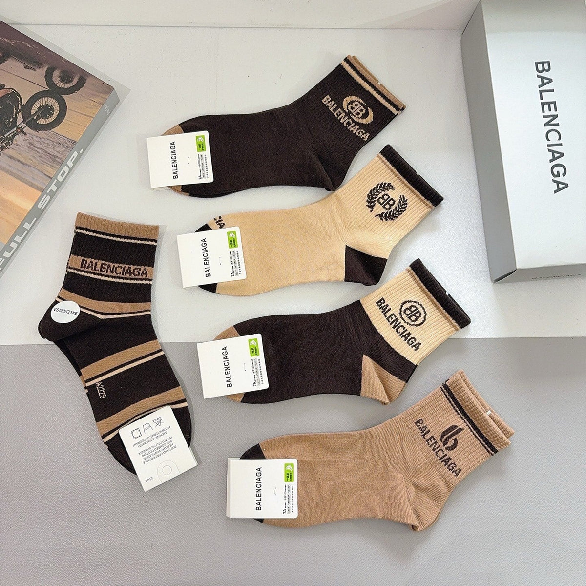 5-Pair Comfort Socks Set (1 BOX)-110
