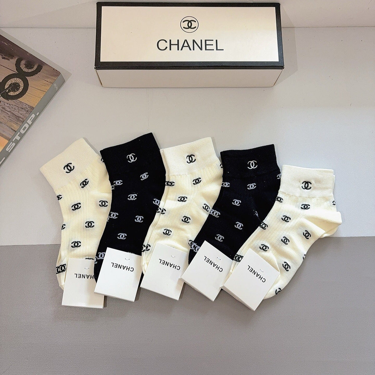 5-Pair Comfort Socks Set (1 BOX)-111